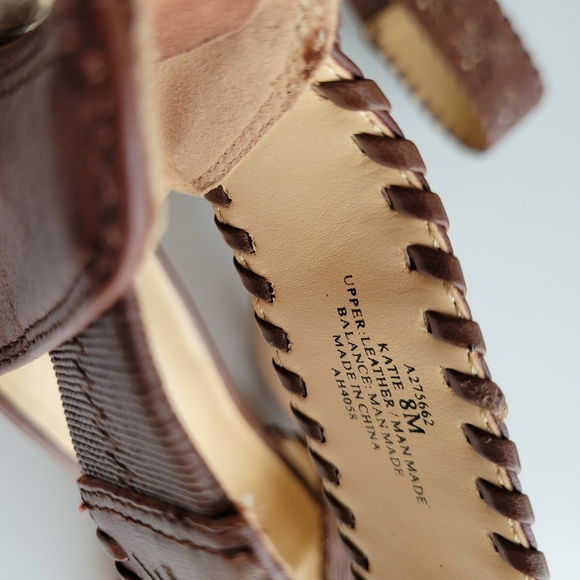 C Wonder Brown Leather Heels - Picture 7 of 8